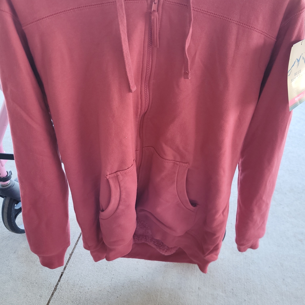 Pink Zip-Up Hoodie